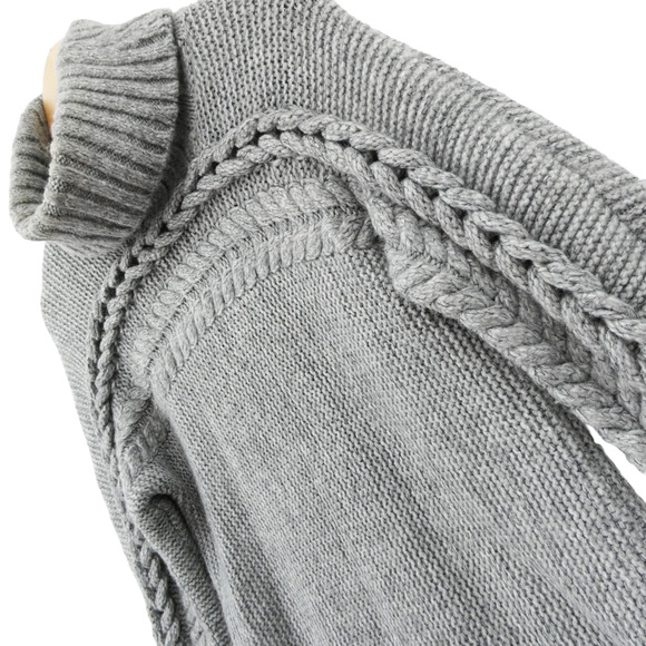 Simply Vera by Vera Wang Women's Gray Knit Turtleneck Long Sleeve Sweater Size M - Picture 8 of 11